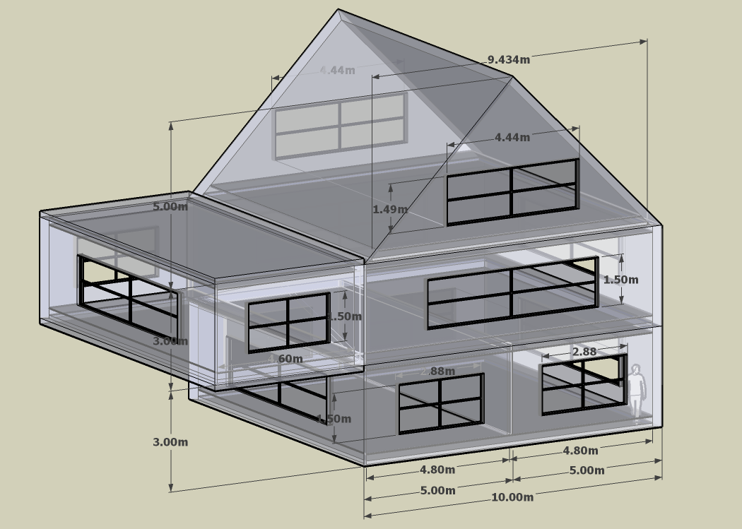 3-D DXF perspective